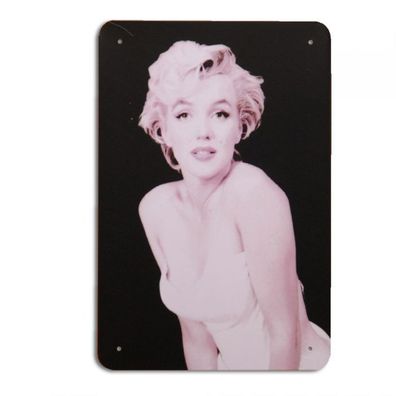 Vintage Metallschild SPRUCH ANTIK 20x30cm marylin monroe SHABBY CHIC DEKO
