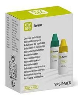 mylife Aveo™ Kontrolllösung normal/hoch, Blutzuckermessung