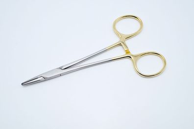 Nadel Halter, Nadelhalter Mayo, Goldgriff HM !!! 16 cm