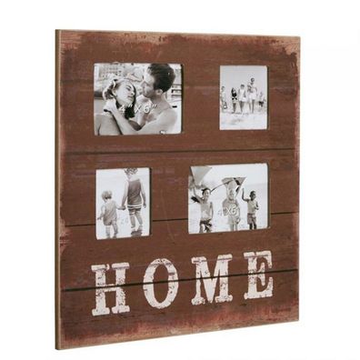 Landhaus Bilderrahmen Home MULTI Fotorahmen Vintage SHABBY CHIC DESIGN BRAUN