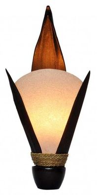 Dekoleuchte ARTO, Wandlampe aus natürlichem Material, Stimmungsleuchte