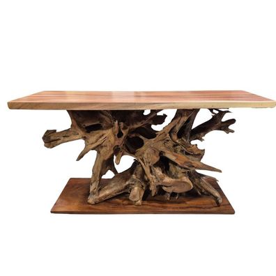 Teak Konsole RADICA Natural ca. L150cm Wurzelholz Anrichte Konsolentisch Unikat Suar