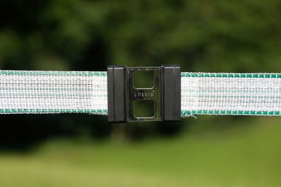 15 Stück Bandverbinder Litzclip Edelstahl für 40 mm Weidezaunband Elektrozaun