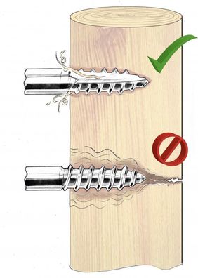 Easy Drill Ringisolator 75 Stück im Eimer durchgehende Stütze mit Einschraubhilfe