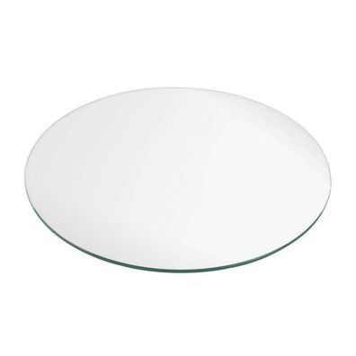 Glasplatte 100cm TERRY Rund 8mm Stärke Glasscheibe Kaminplatte Bodenplatte