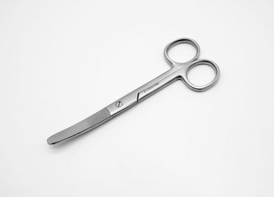 Schere, stumpf/stumpf, gebogen 14 cm