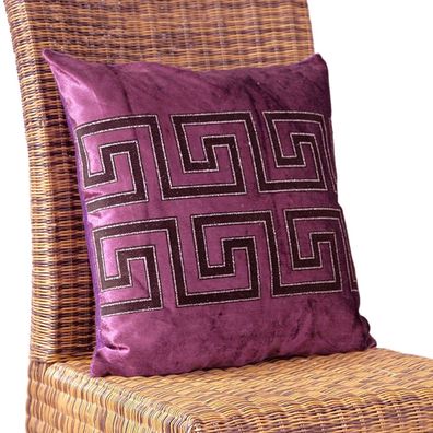 Glamouröses Kissen Dekokissen Glamour4 inkl. Füllung 42x42cm Kissen Zierkissen