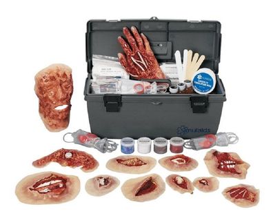 Xtreme Trauma Moulage Set, Wundensimulation, Notfall Übung, Wunden Simulation