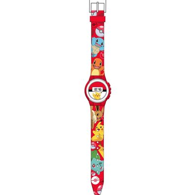 Pokemon - LED Kinder Armbanduhr