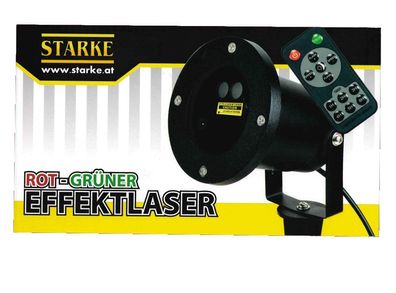 STARKE Rot-Grüner Beleuchtung Effektlaser Garten Balkon Party Weihnachten