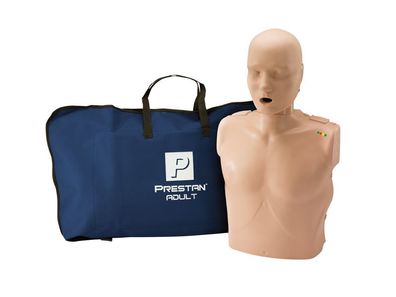 Prestan HLW-Torso mit Leuchtanzeige Übungspuppe Reanimation mit Tasche + Luftwege