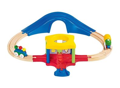 Meine erste Abenteuer Bahn farbenfroher Holzzug 13 - teilig