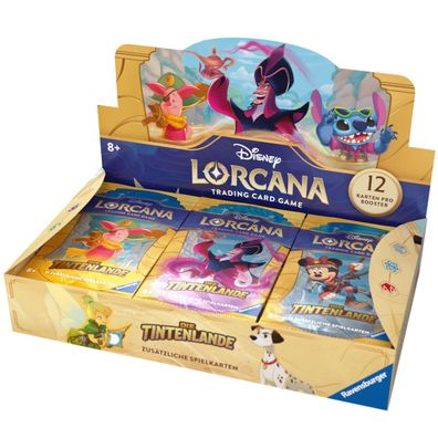 Disney Lorcana: Set 3 - Display mit 24 Booster Packs (Deutsch) - Trading Cards