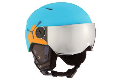 Cébé Cebe Skihelm Fireball Junior Blue/Orange Cat 2, 50-54 cm, CBH209