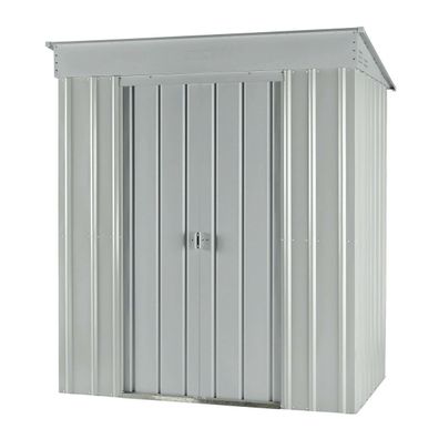 Pultdach Skillion 64, silber metallic