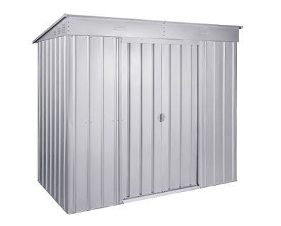 Pultdach Skillion 84, silber metallic