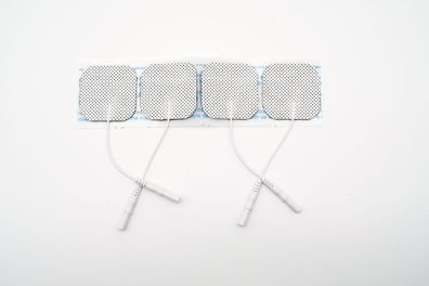 Carbon Plus Elektroden für Tens / EMS Gerät, selbstklebend, 4 Stück, 40 x 40 mm