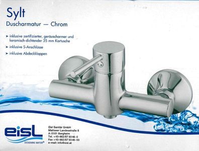 EISL Duscharmatur Sylt Chrom Wannenfüllarmatur
