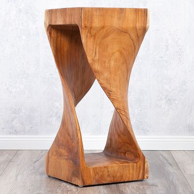 Beistelltisch Millenium ca. H65cm Suar-Holz Massivholz Telefontisch Deko-Säule