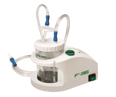 Absauggerät F-36.00, tragbare Absaugpumpe, 1 Liter, Antischock Gehäuse, inkl. Zubehör