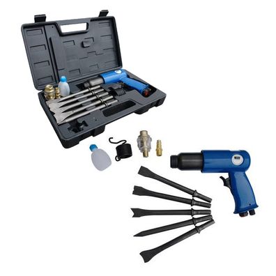 Güde Druckluft Meißelhammer Set 10-tlg Abbruchhammer Stemmhammer Schlaghammer