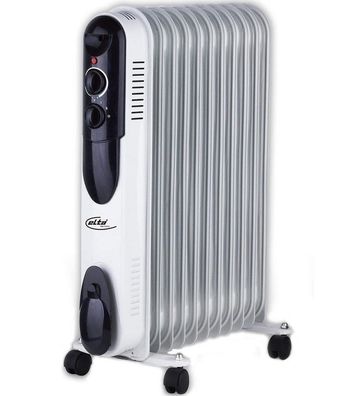 Elta Elektrischer Ölradiator 2000 Watt 9 Rippen Öl Radiator Heizer OR-1409.2