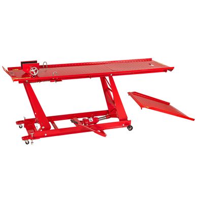 Hydraulische Motorrad Hebebühne 450kg Werkstattlift Reparatur Plattform Heber