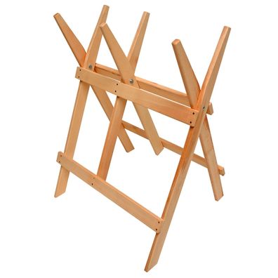 Holz Sägebock 66x55x80 cm Holzsägebock Sägegestell Sägehilfe Kettensäge