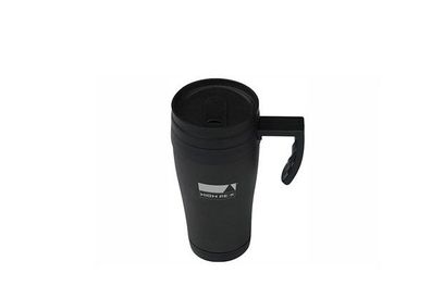 High Peak Thermo Mug - Thermosbecher aus Edelstahl 0,42 Liter schwarz