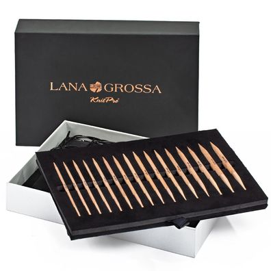 Lana Grossa Rundstricknadel-Set BUCHE Tanja Steinbach Edition 3,5 - 8,0 mm