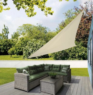 Sonnensegel Dreieck beige 415 x 415 x 415 cm