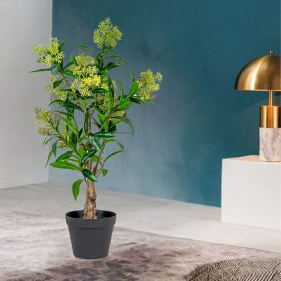 Künstliche Pflanze Skimmie ca. H75cm Skimmia japonica