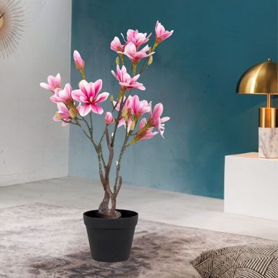 Künstliche Pflanze Magnolia Baum ca. H75cm Tulpen-Magnolie