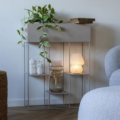 Modernes Pflanz- Regal Mensola Metall 80x60cm Blumenständer