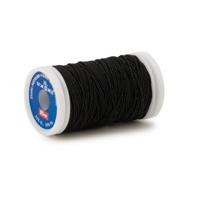 Prym Elastic-Nähfaden 0,5mm schwarz 20 m