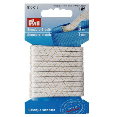Prym Standard-Elastic weiß 5 mm 5 m Gummiband