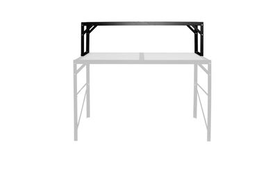 Alu-Tischaufsatz, HKP, 121x28x39cm, schwarz