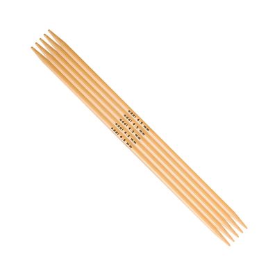 addiNature Bamboo Nadelspiel aus Bambus Länge 15 cm (Strumpfstricknadeln)