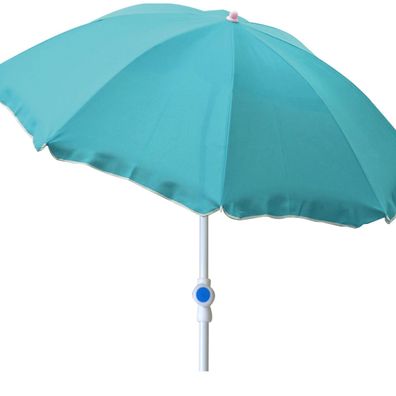 2m Sonnenschirm rund Gartenschirm Strandschirm Schirm petrol knickbar UV Schutz