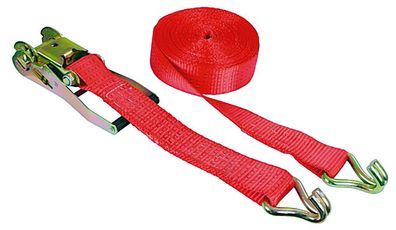 Rotes Ratschen-Zurrgurt Set 2teilig 800 cm zul. Zugkraft 5000 kg
