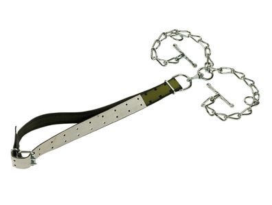 Trevira-Anbindung, ompl. 150cm m. 7mm-Kette, Drehw. + D-Ring
