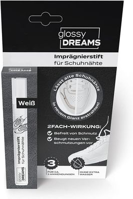 Glossy Dreams Imprägnierstift für Schuhnähte Saubere Optik ohne Wasser 3 Anwendungen