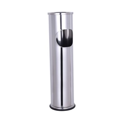 Chrom Standaschenbecher Windaschenbecher Mülleimer Outdoor Stand Ascher