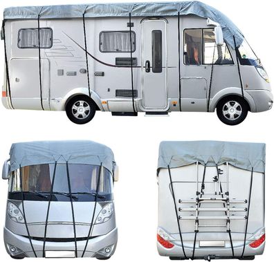 Cartrend Caravan Dachschutzplane 8,5 x 3 m – UV-stabil, atmungsaktiv, inkl. Tasche