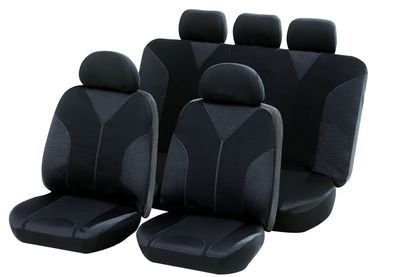 Unitec 84987 Sitzbezugset Twintex 14-Teilig Auto 5 Sitzer