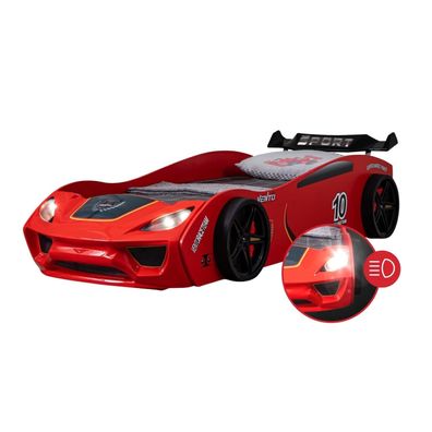 Autobett Dream Racer Kinderbett 90x200 im Rennwagen-Design mit Lattenrost