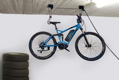 Fischer Fahrradlift Profi Plus Tragkraft bis 57 kg Fahrradhalterung Deckenhalterung