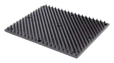 Kratzmatte 30 x 40 cm für Säulen- oder Wandmontage Pferd Kalb Kuh Stall Matte