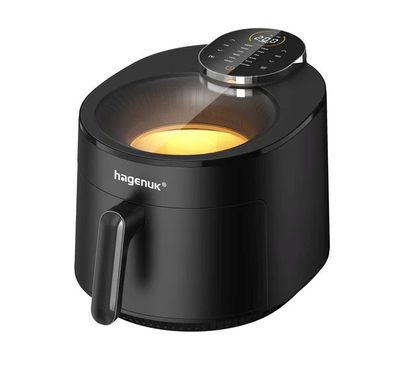 Hagenuk Digitale Heißluftfritteuse 5L 1500W 12 Programme Infrarot-Technologie