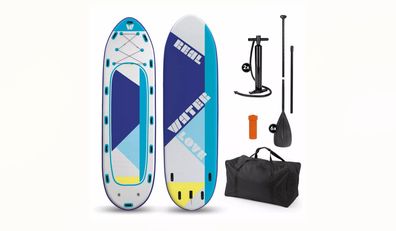 Maxxmee XXL 550 cm Paddle Board SUP Board Surfboard aufblasbar inkl. Zubehör